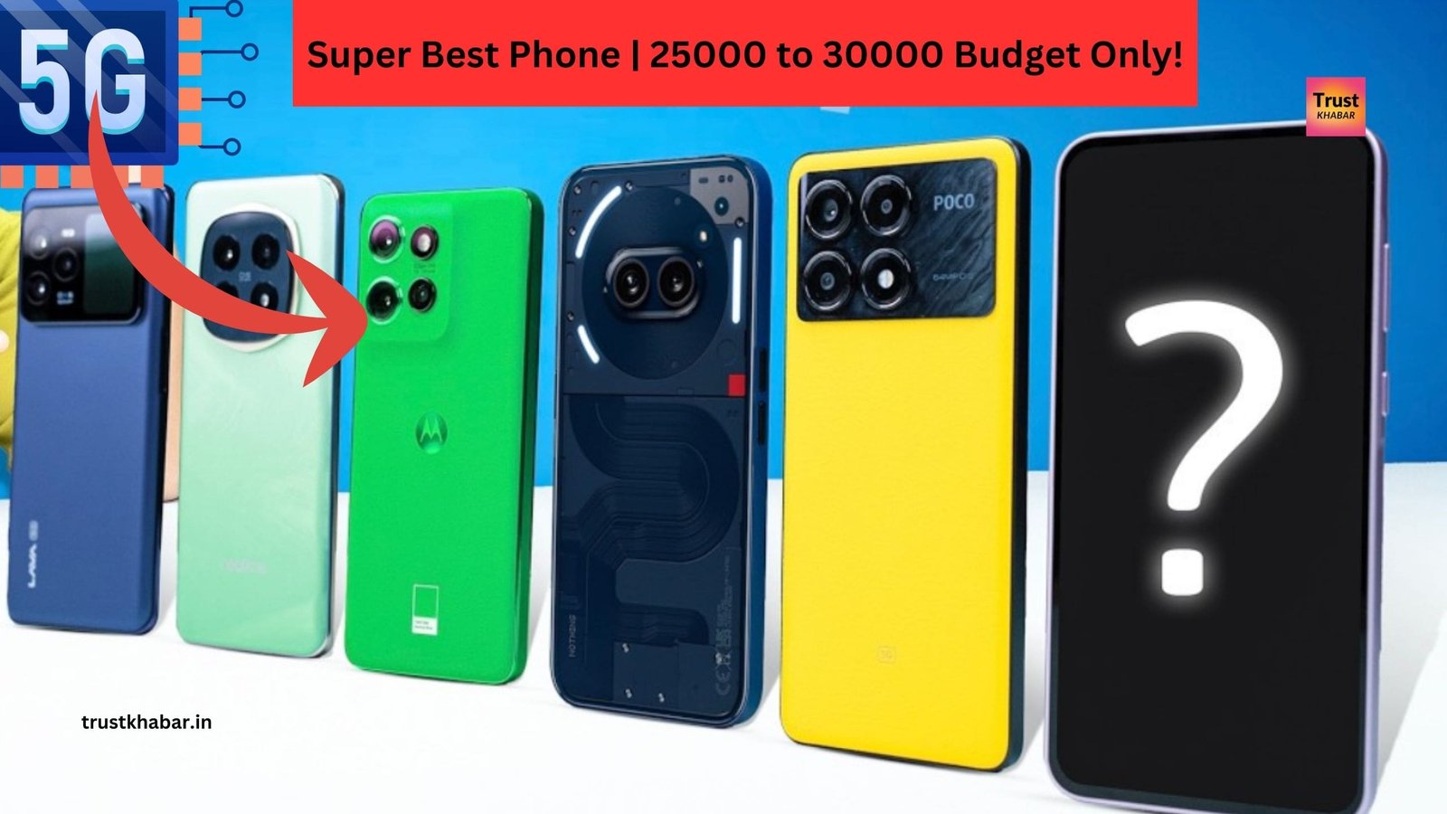 सुपर बेस्ट स्मार्टफोन खासकर आपके लिए | 20000 से 30000 Budget मैं बेस्ट स्मार्टफोन 2025 अभी देखें...