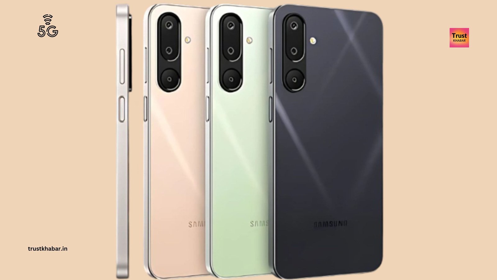 फुल HD+ सुपर AMOLED डिस्प्ले: मीडियाटेक डाइमेंसिटी 6300 प्रोसेसर 50MP मुख्य सेंसर जो लंबे समय तक ब्राउज़िंग के लिए 5000mAh बैटरी...